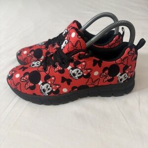 New Women's Mickey Mouse Sneakers Lightweight Breathable Tennis Shoes Size 6.5